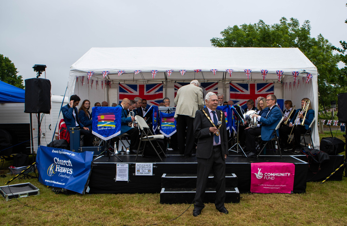 The Mayor, Councillor John Galley officially opening the event